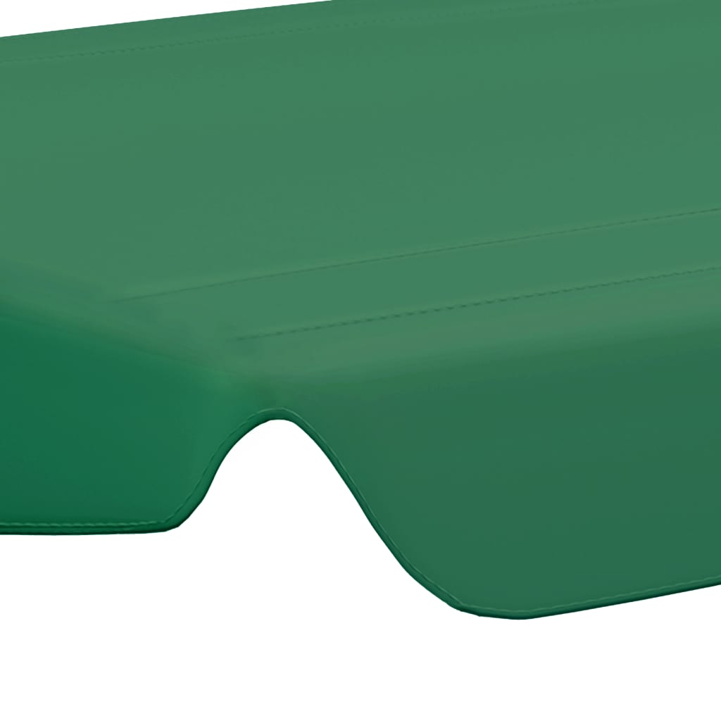 Toit de rechange de balançoire Vert 188/168x110/145 cm