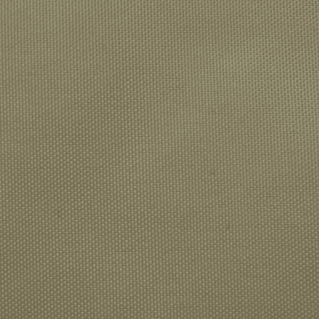 Voile de parasol Tissu Oxford trapèze 3/4x2 m Beige