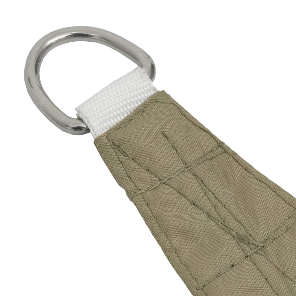 Voile de parasol Tissu Oxford trapèze 3/4x2 m Beige