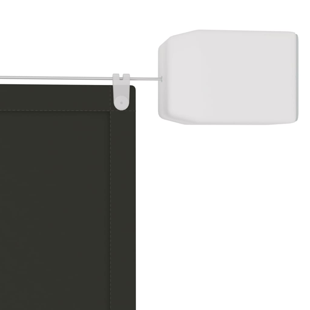 Auvent vertical Anthracite 140x270 cm Tissu oxford