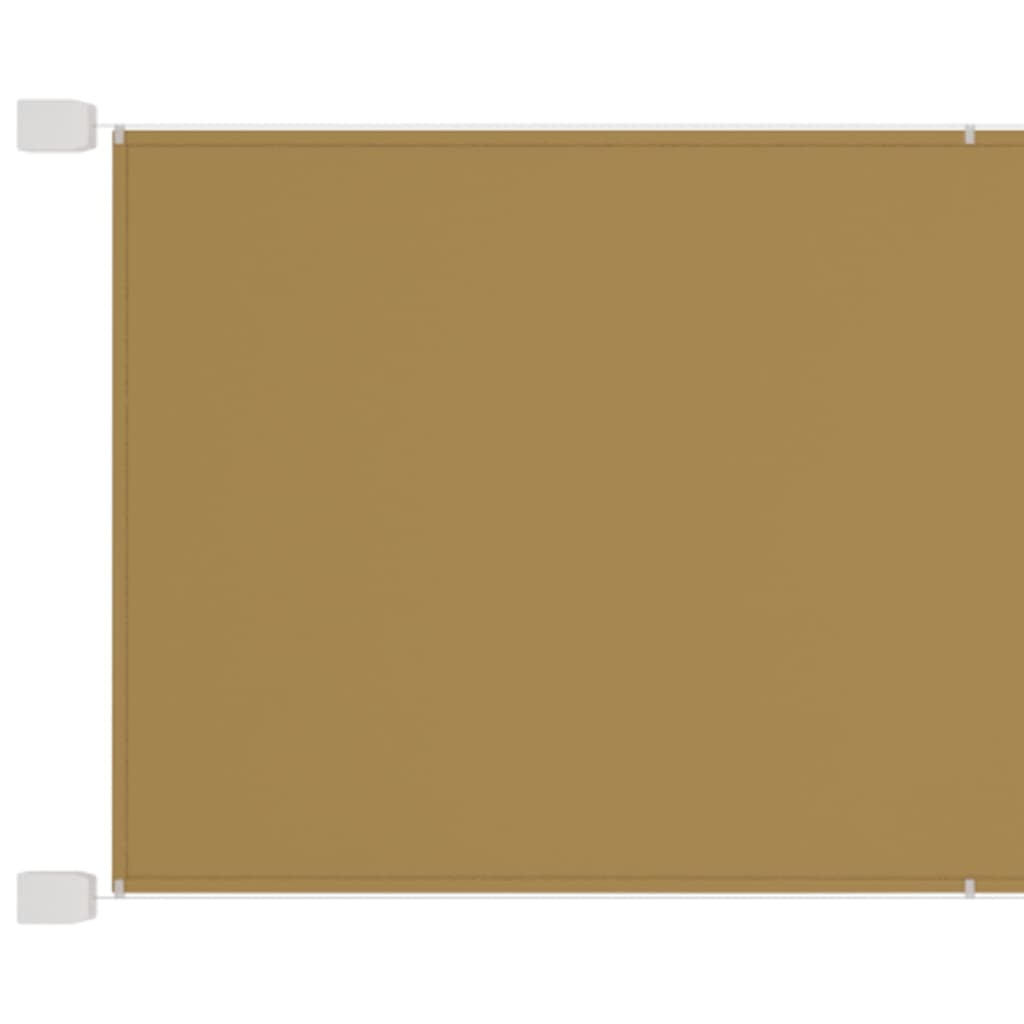 Auvent vertical Beige 140x420 cm Tissu oxford