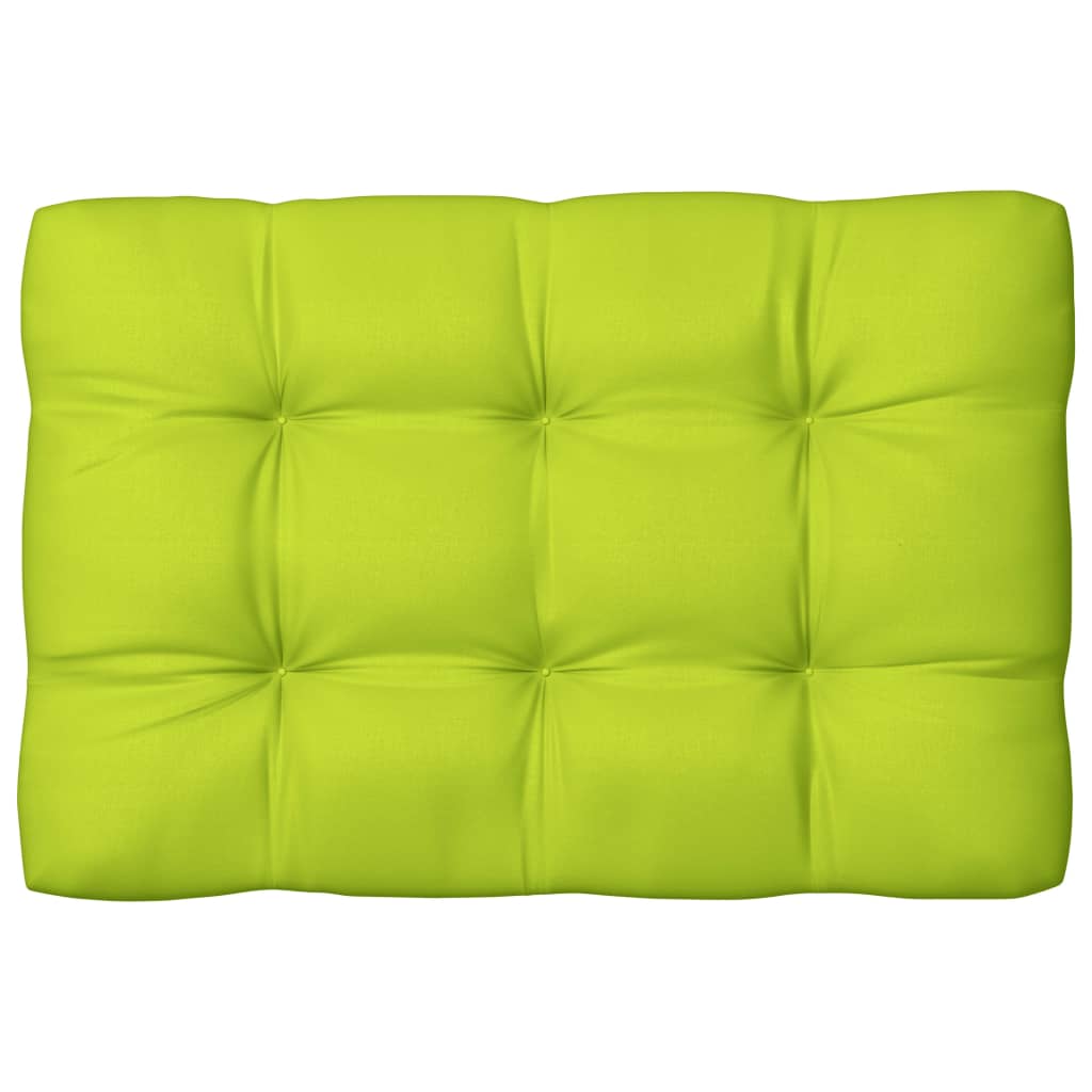 Coussins de canapé palette 3 pcs Vert vif