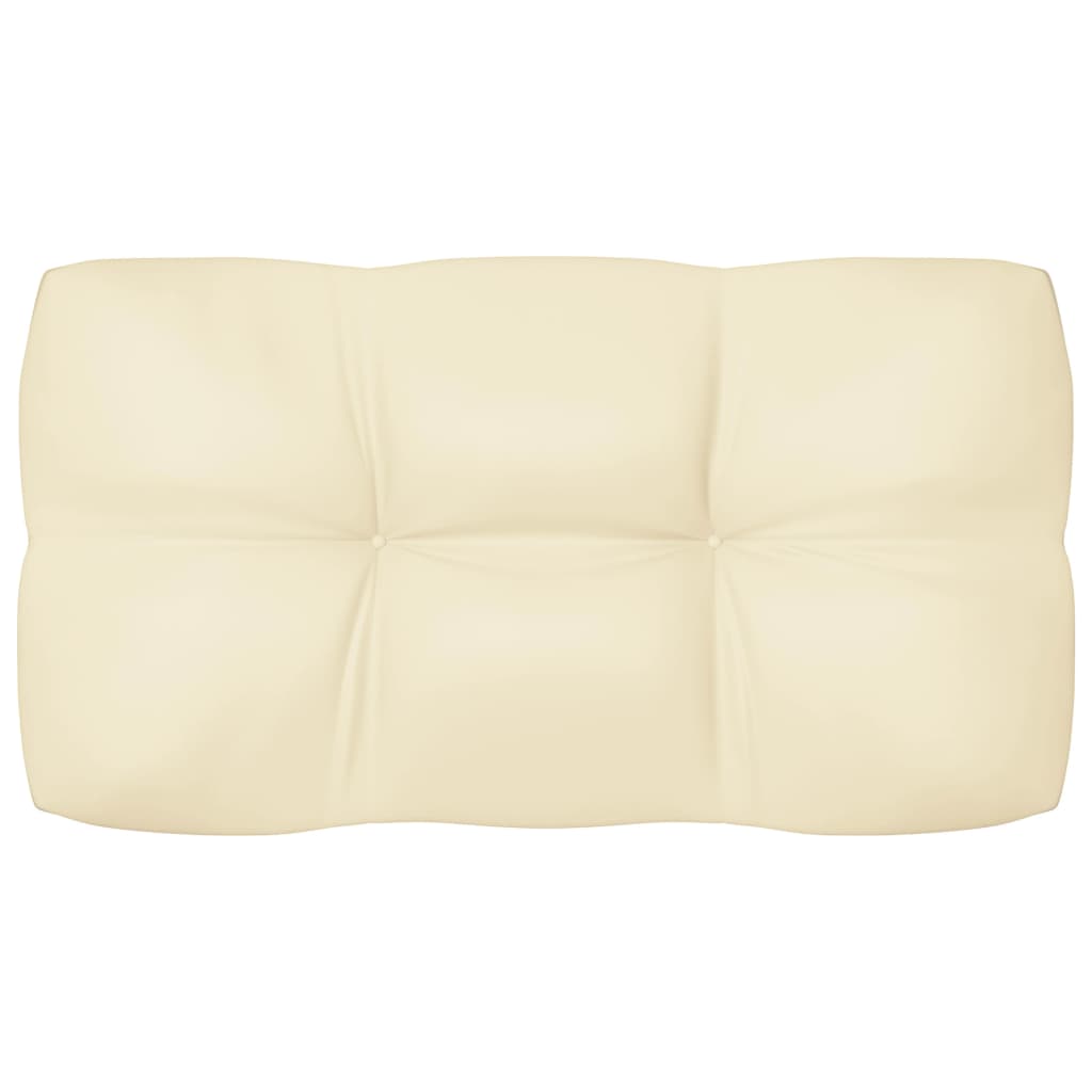 Coussins de canapé palette 7 pcs Crème