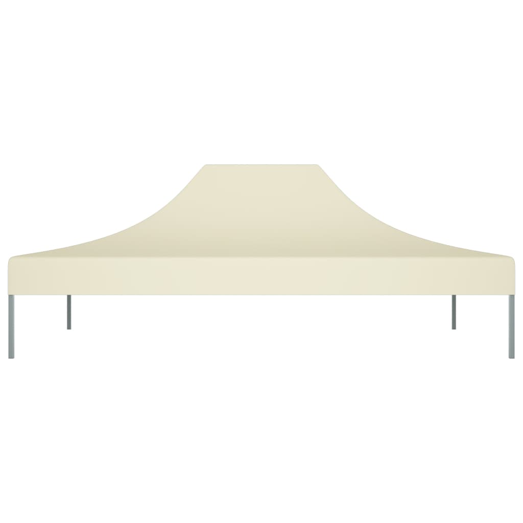 Toit de tente de réception 4x3 m Crème 270 g/m²