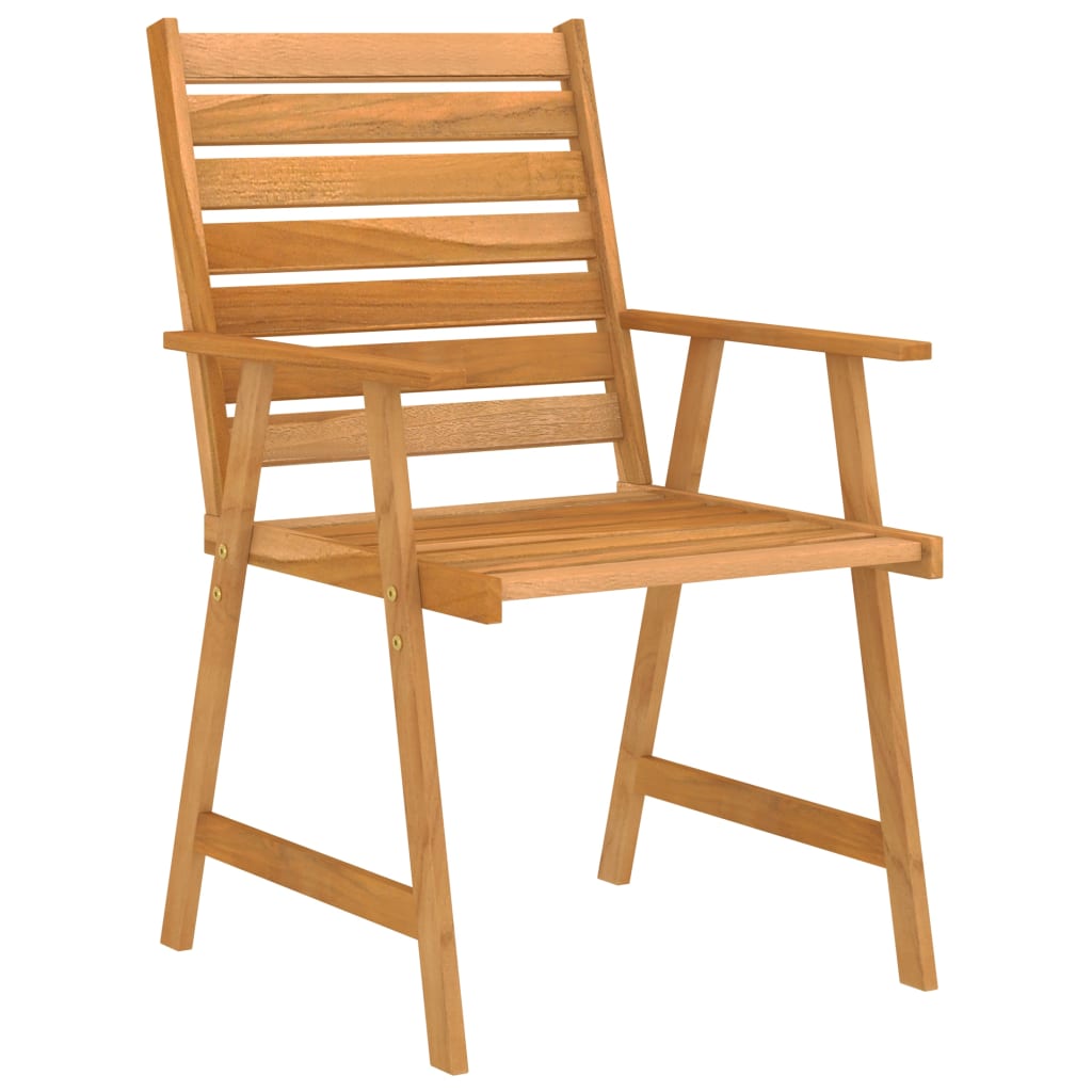 Mobilier de salle à manger de jardin 5 pcs Bois d'acacia solide