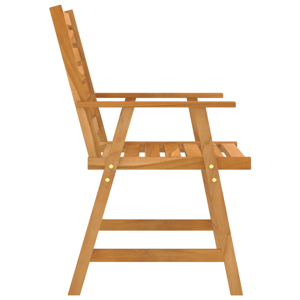 Mobilier de salle à manger de jardin 5 pcs Bois d'acacia solide