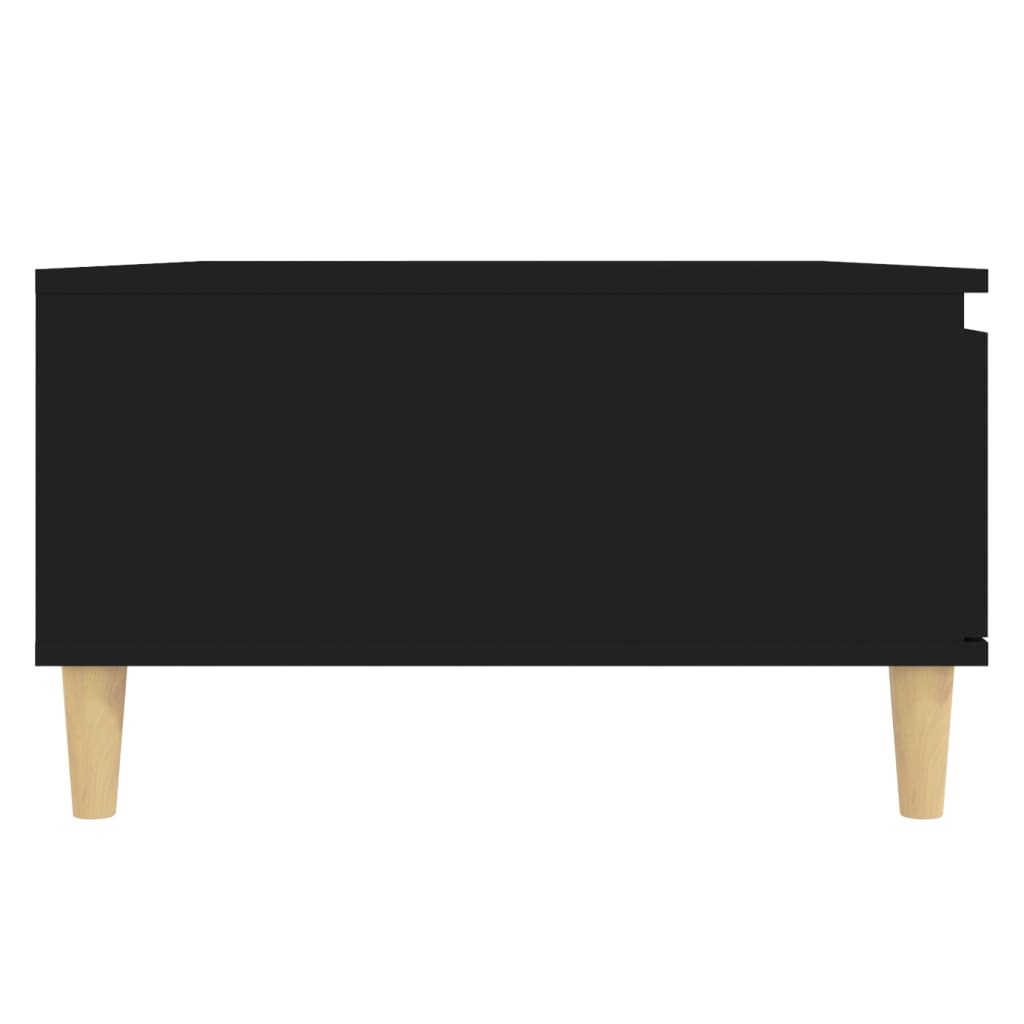 Table basse Noir 90x60x35 cm Aggloméré