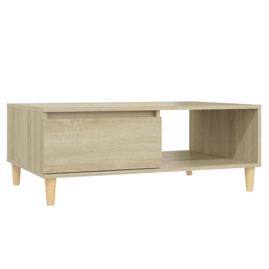 Table basse Chêne sonoma 90x60x35 cm Aggloméré