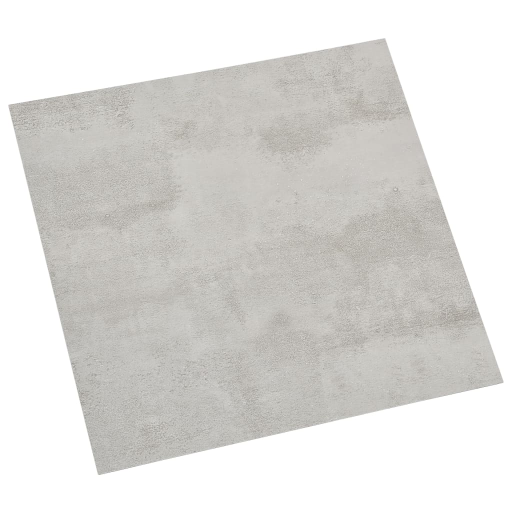 Planches de plancher autoadhésives 20 pcs PVC 1,86m² Gris clair