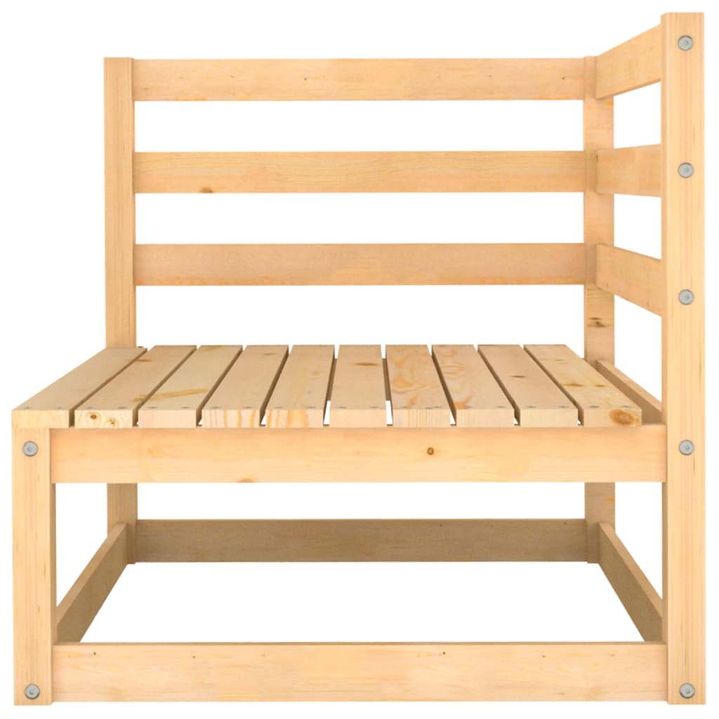 Salon de jardin 5 pcs Bois de pin massif