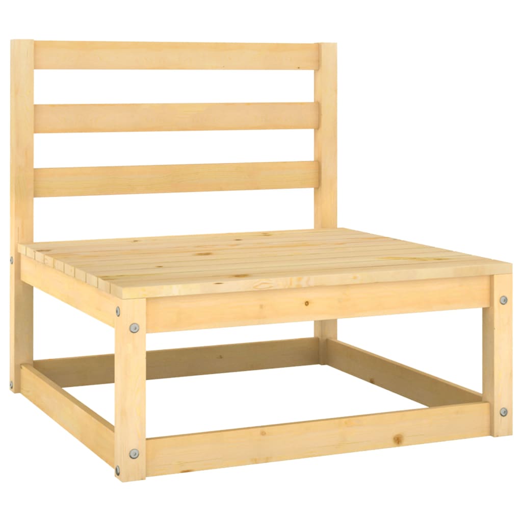 Salon de jardin 4 pcs Bois de pin massif