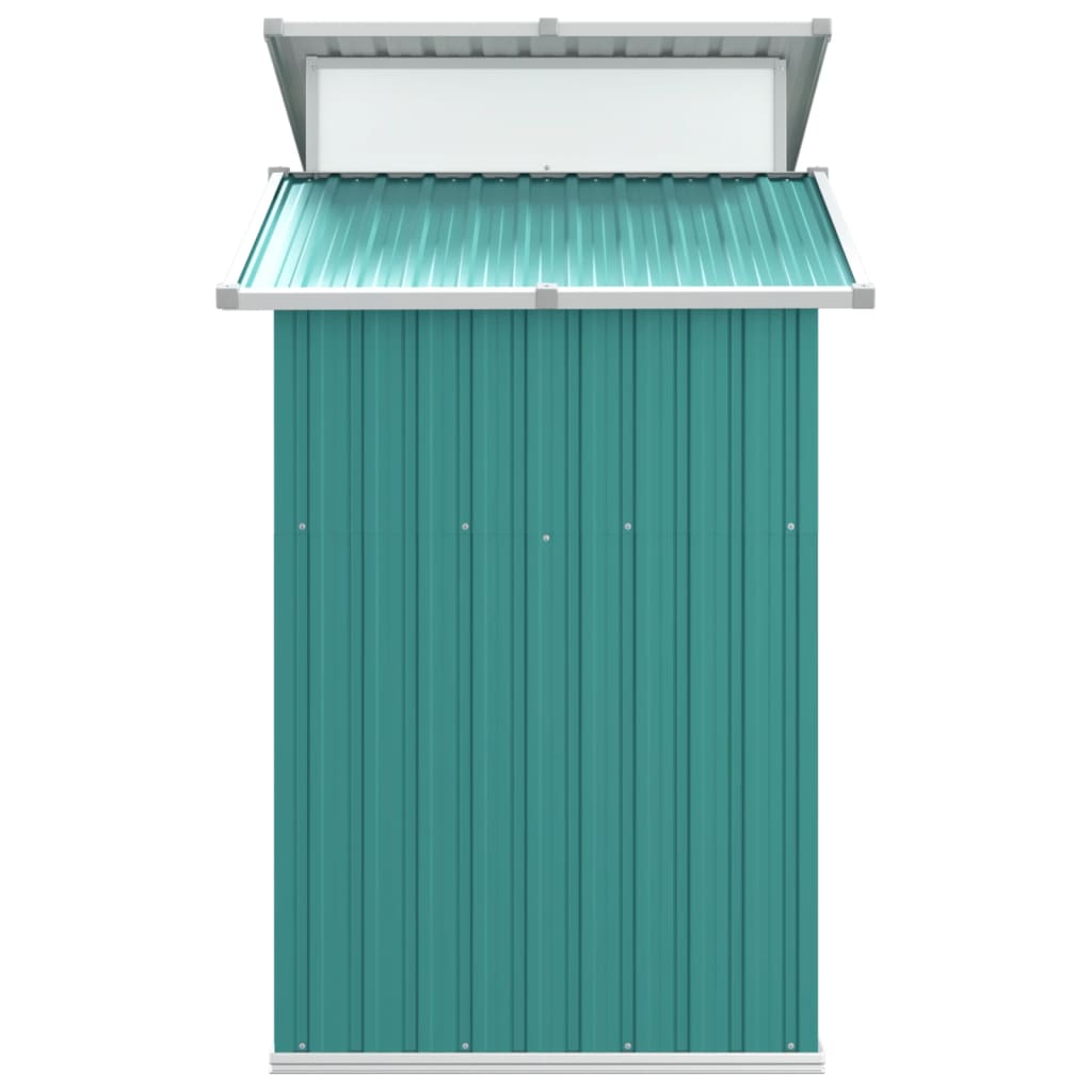 Abri de Jardin Vert 270x130x208,5 cm Acier Galvanisé