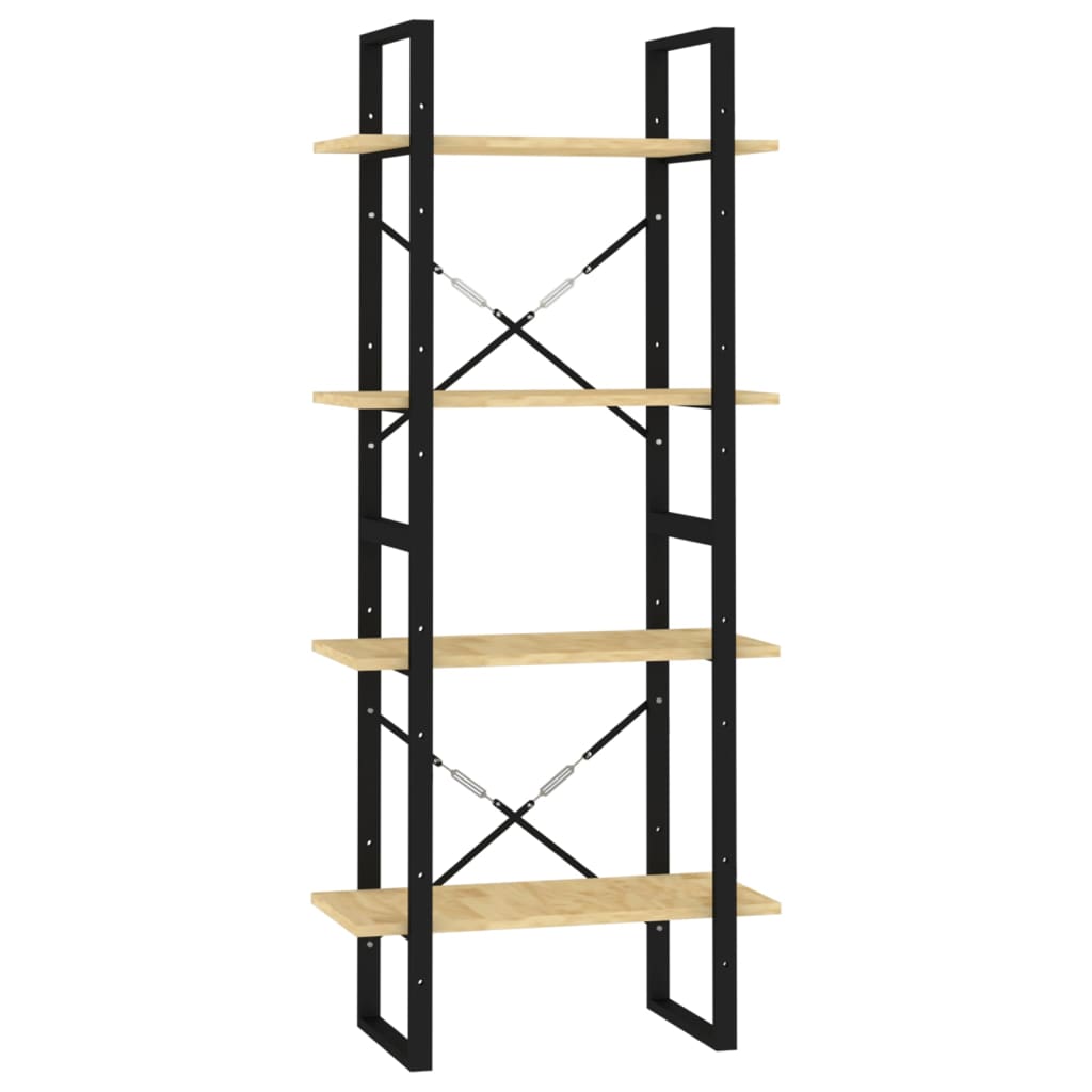 Bibliothèque à 4 niveaux 60x30x140 cm Bois de pin massif