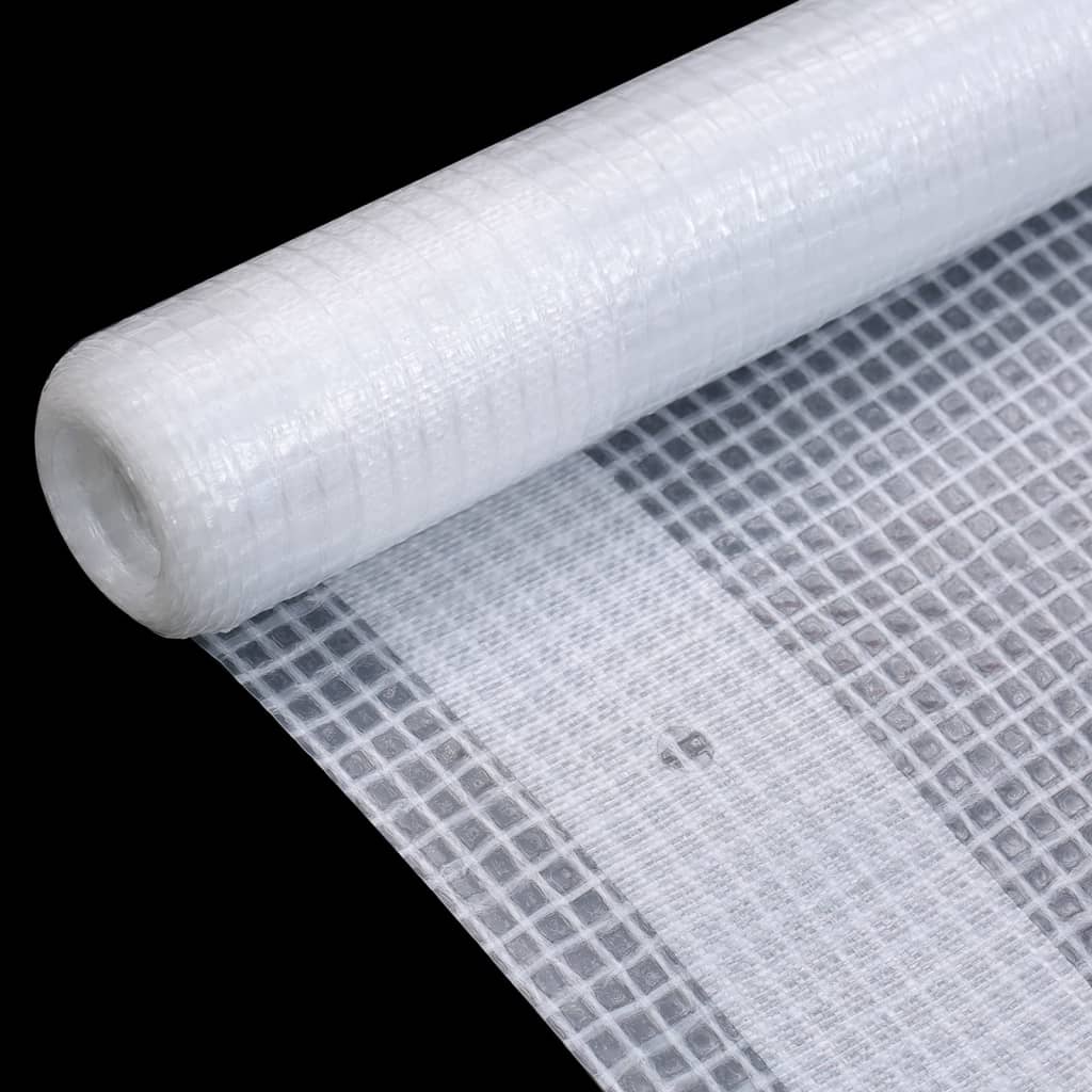 Bâches Leno 2 pcs 260 g/m² 4x15 m Blanc
