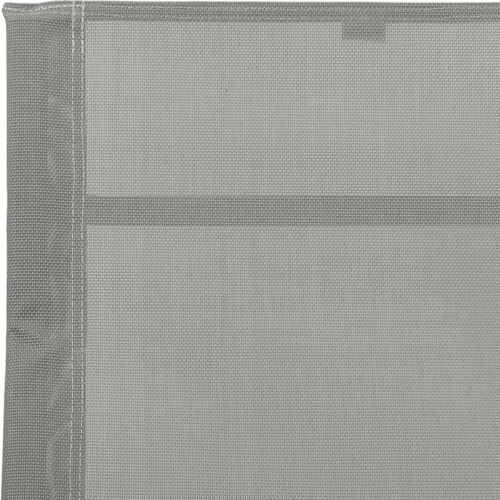 Chaise longue Acier et textilène Gris