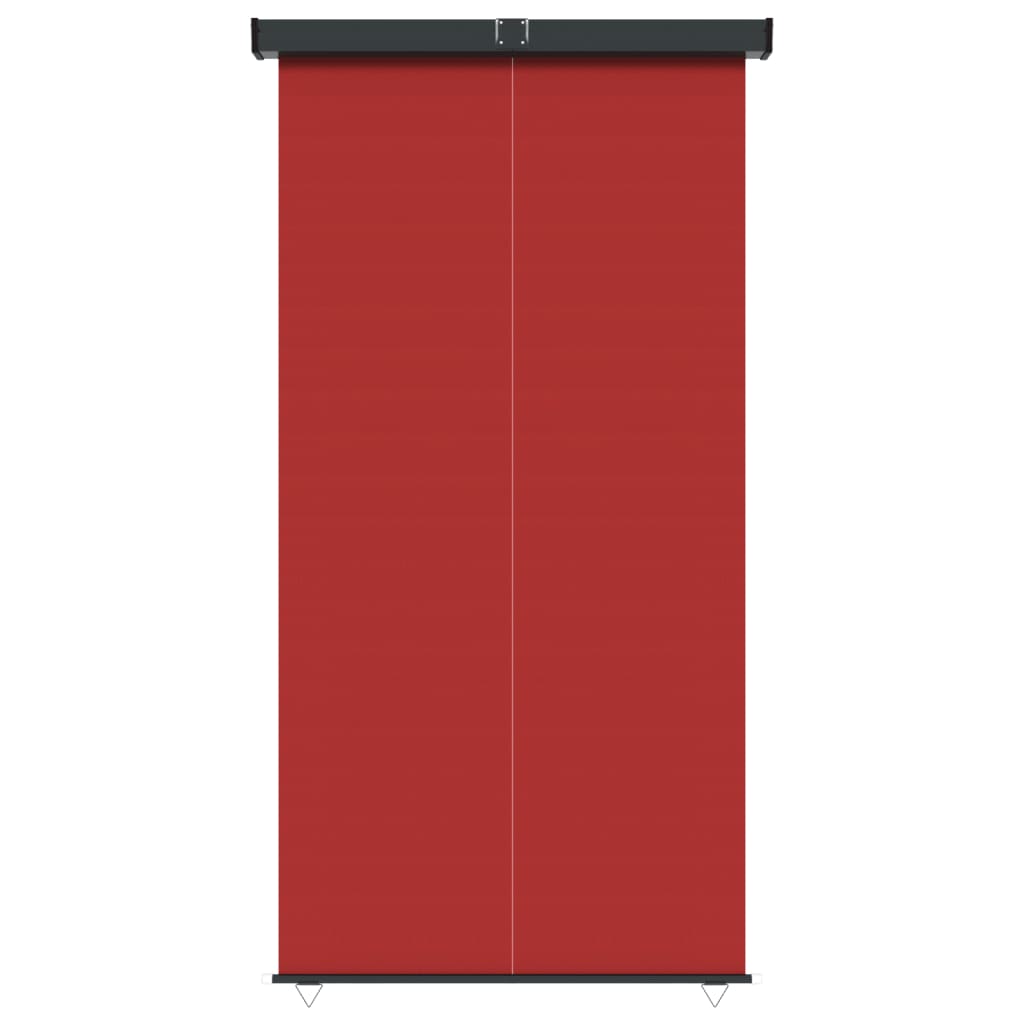 Auvent latéral de balcon 160x250 cm Rouge