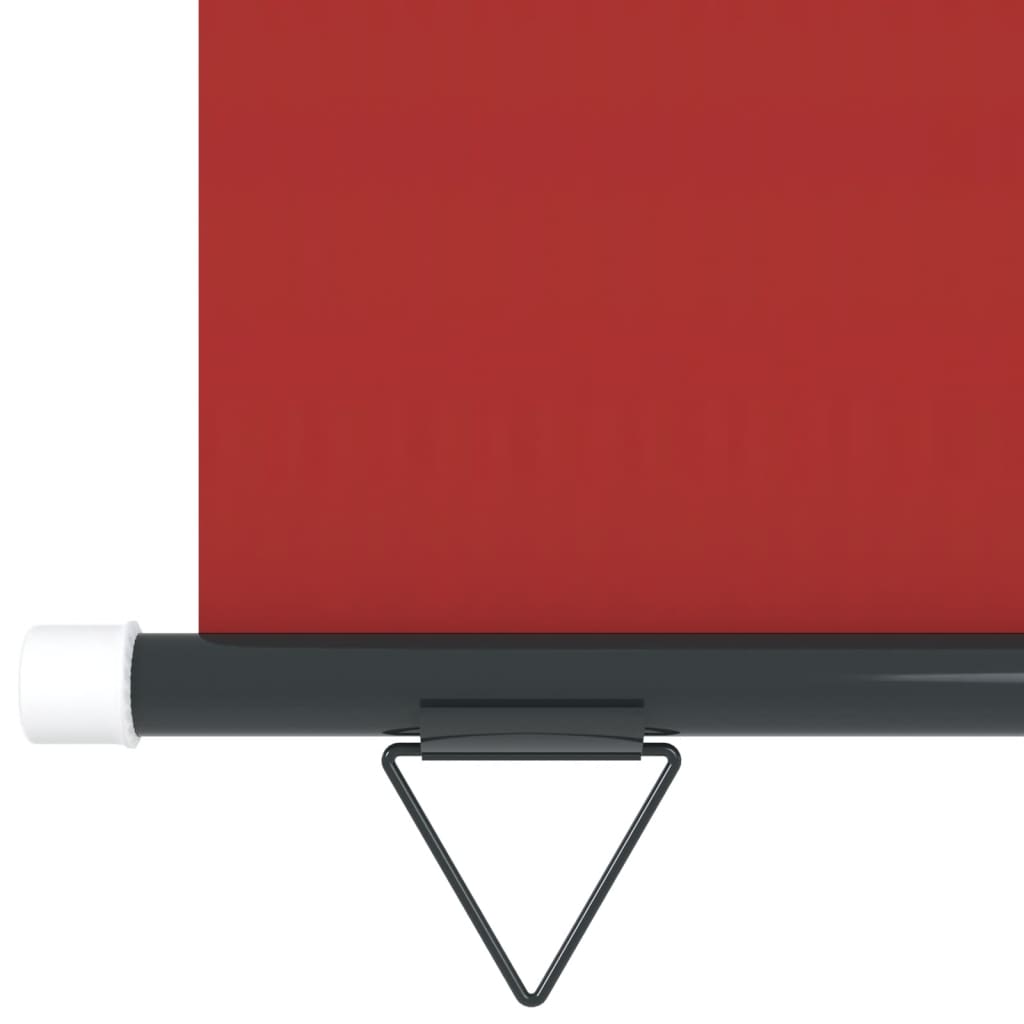 Auvent latéral de balcon 160x250 cm Rouge