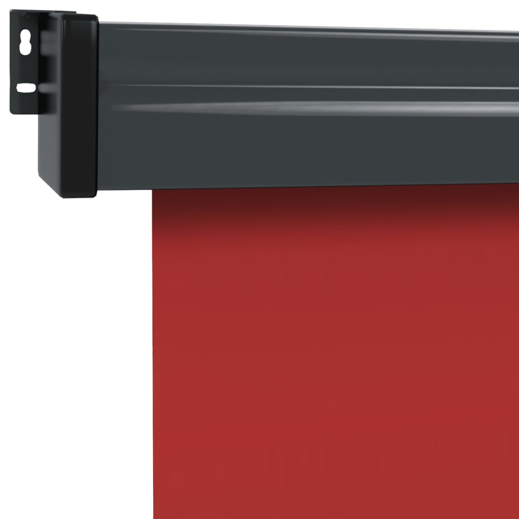 Auvent latéral de balcon 160x250 cm Rouge