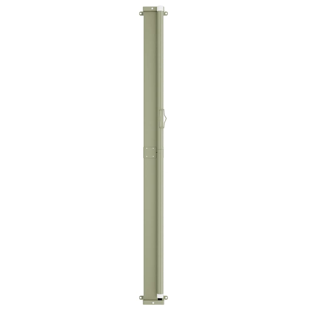 Auvent latéral rétractable de patio 160x600 cm Marron