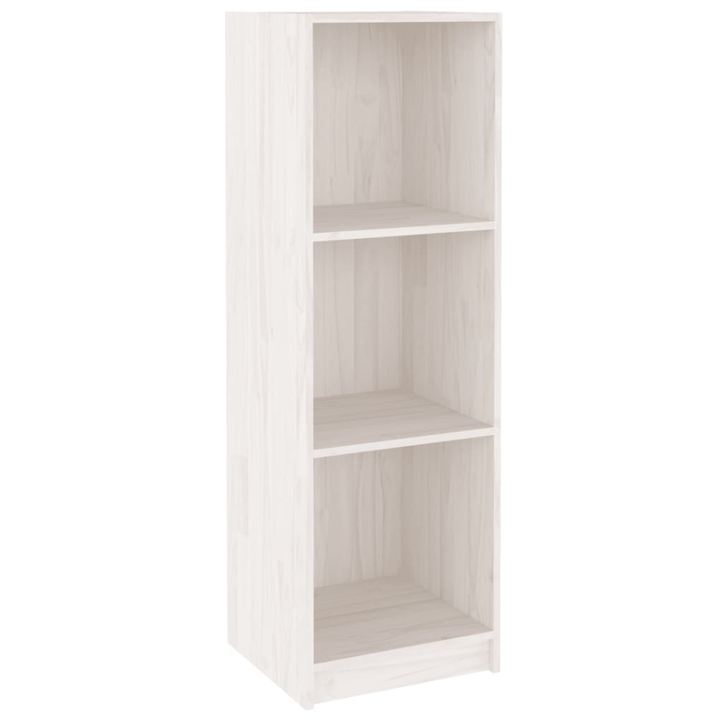Bibliothèque/Séparateur de pièce Blanc 36x33x110 cm Pin massif