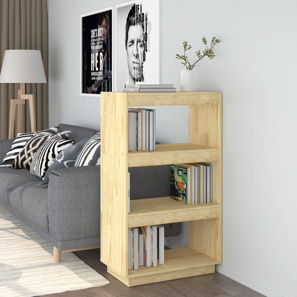 Bibliothèque/Séparateur de pièce 60x35x103 cm Pin massif