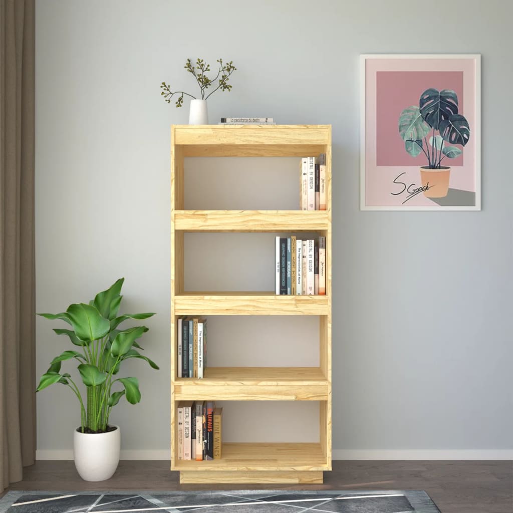 Bibliothèque/Séparateur de pièce 60x35x135 cm Pin massif