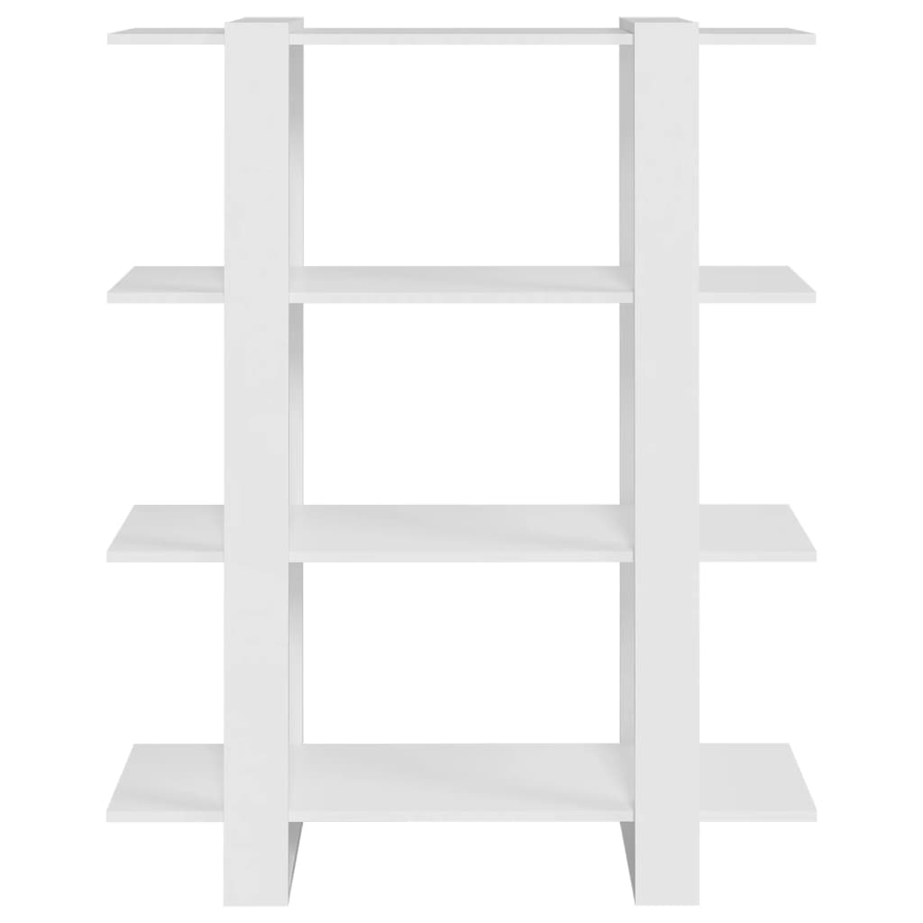 Bibliothèque/Séparateur de pièce Blanc 100x30x123,5 cm