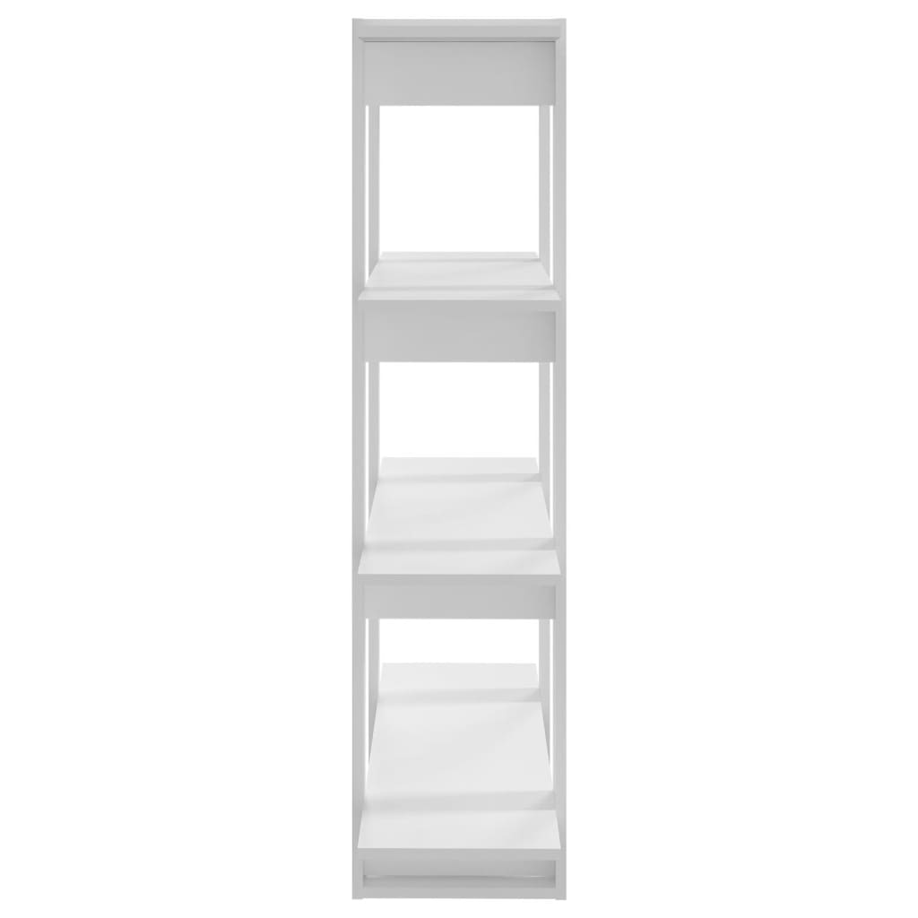 Bibliothèque/Séparateur de pièce Blanc 100x30x123,5 cm