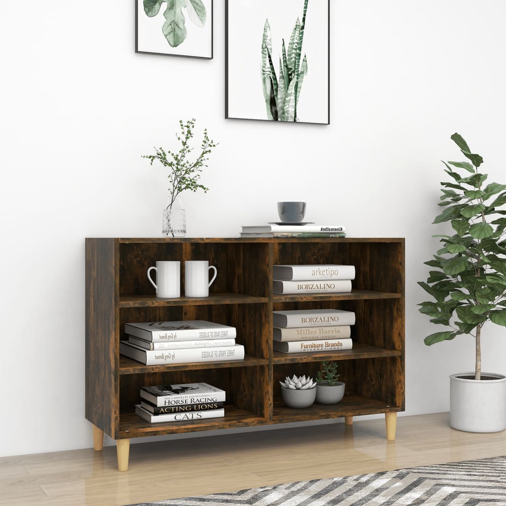 Buffet Chêne fumé 103,5x35x70 cm Aggloméré