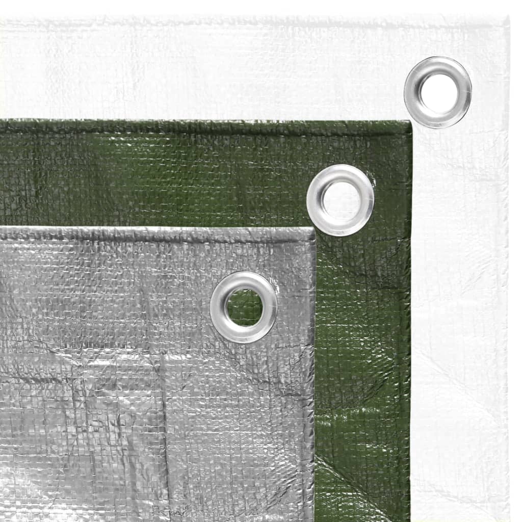 Bâche 180 g/m² 4x6 m Vert PEHD