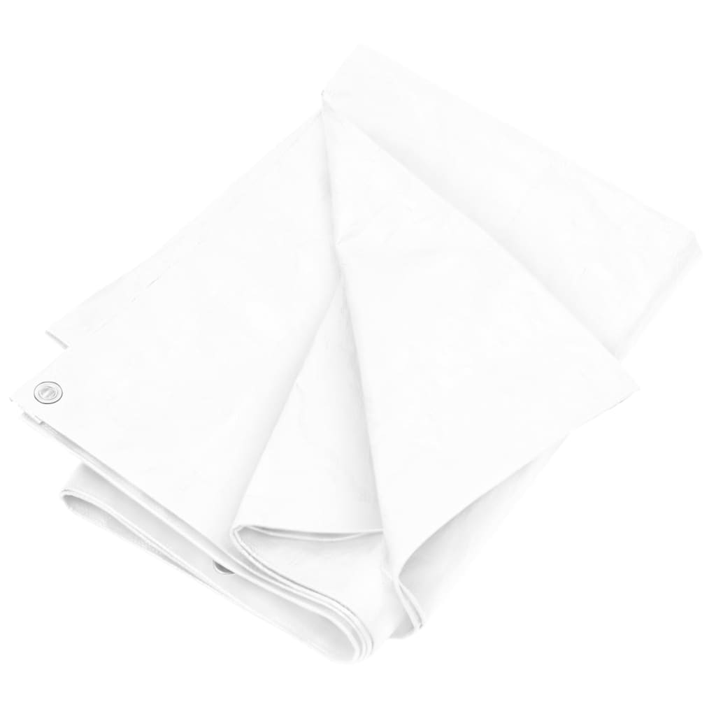 Bâche 180 g/m² 3x3 m Blanc PEHD