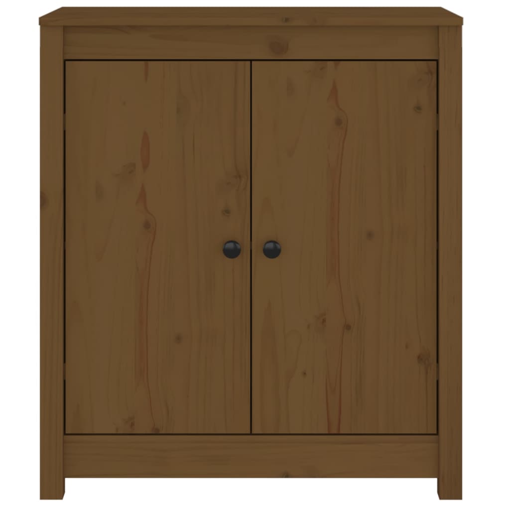 Buffet Marron miel 70x35x80 cm Bois massif de pin