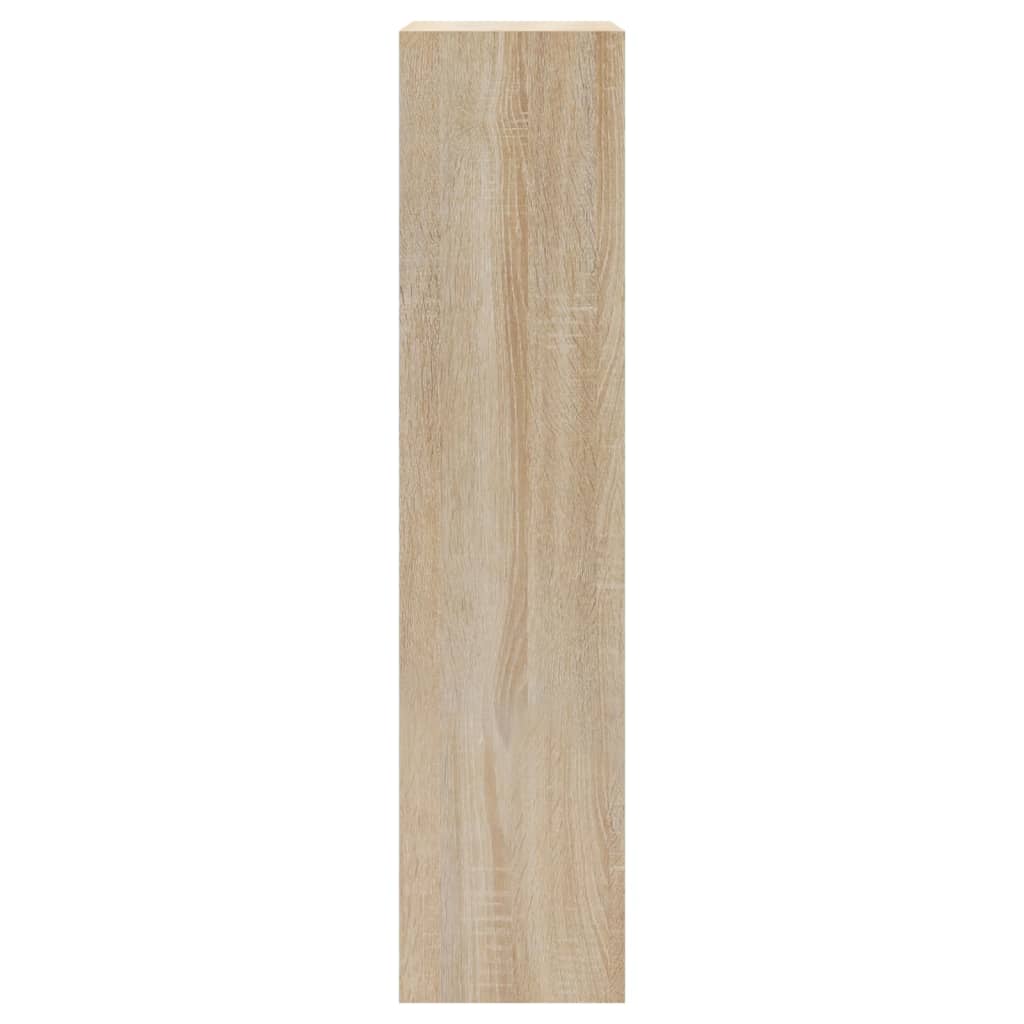 Armoire à chaussures Chêne sonoma 63x24x103cm Bois d'ingénierie