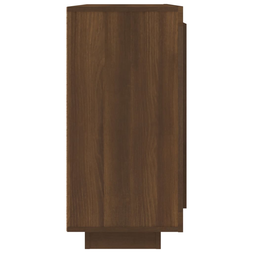Buffet Chêne marron 92x35x75 cm Bois d'ingénierie