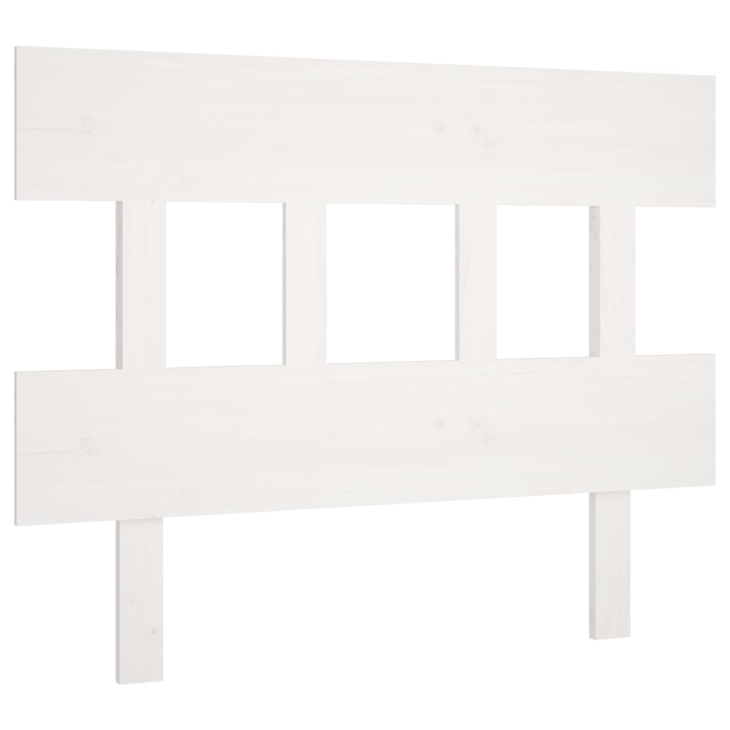 Tête de lit Blanc 93,5x3x81 cm Bois massif de pin