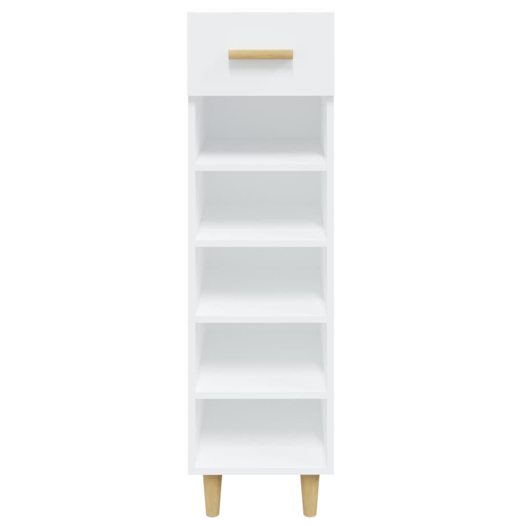 Armoire à chaussures Blanc 30x35x105 cm Bois d'ingénierie