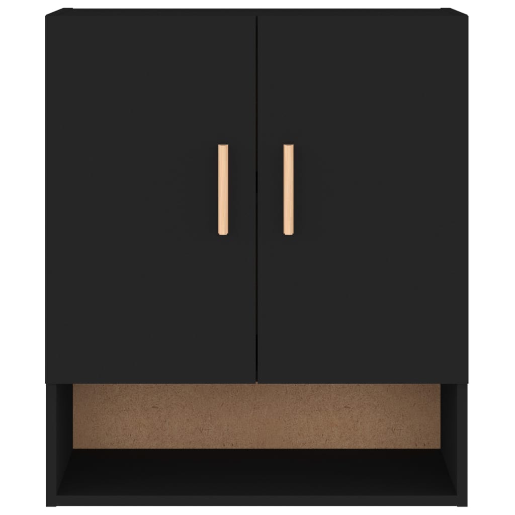 Armoire murale Noir 60x31x70 cm Bois d'ingénierie