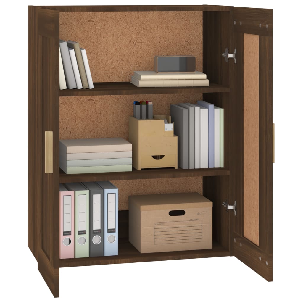 Armoire murale Chêne marron 69,5x32,5x90 cm Bois d'ingénierie