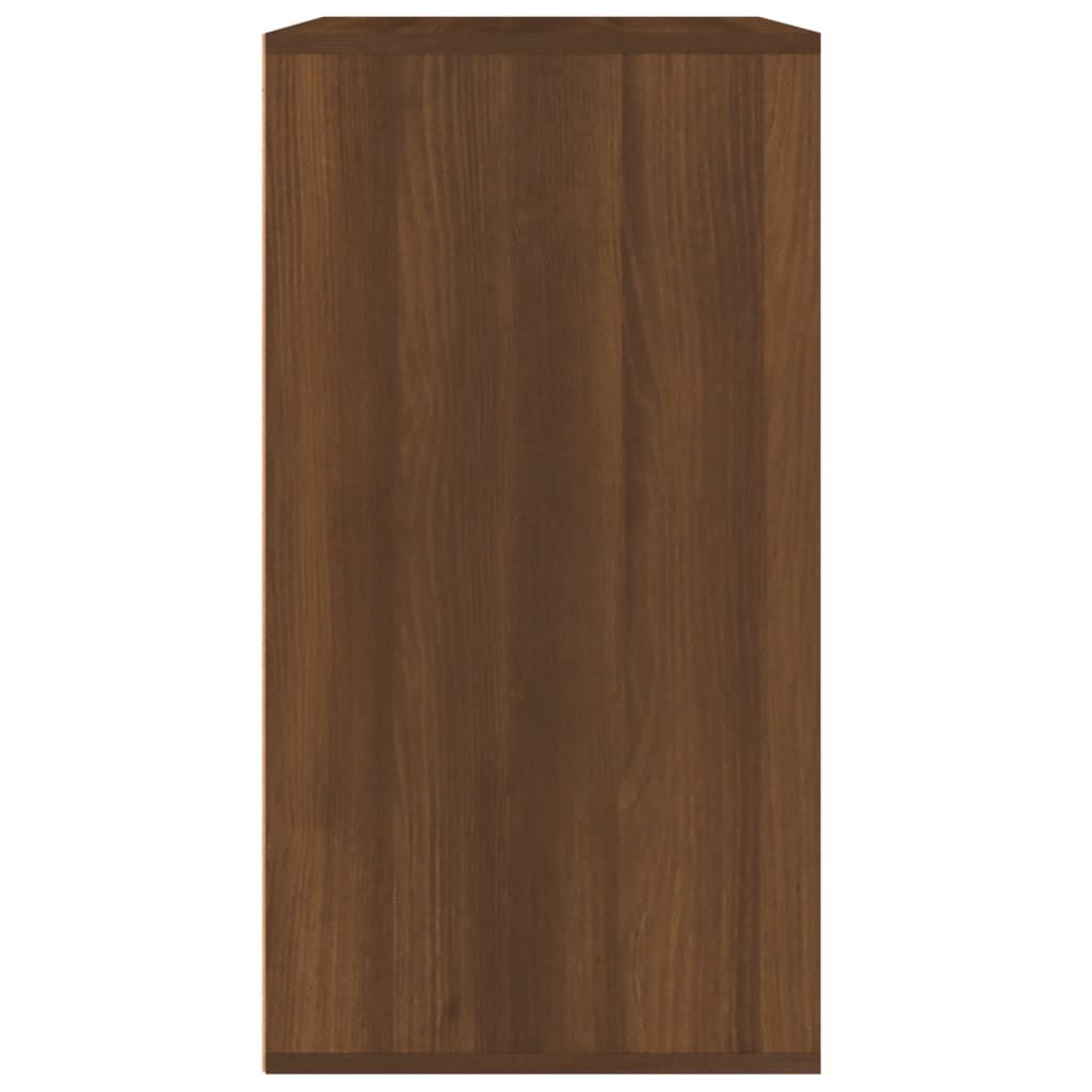Armoire cosmétique Chêne marron 80x40x75 cm Bois d'ingénierie