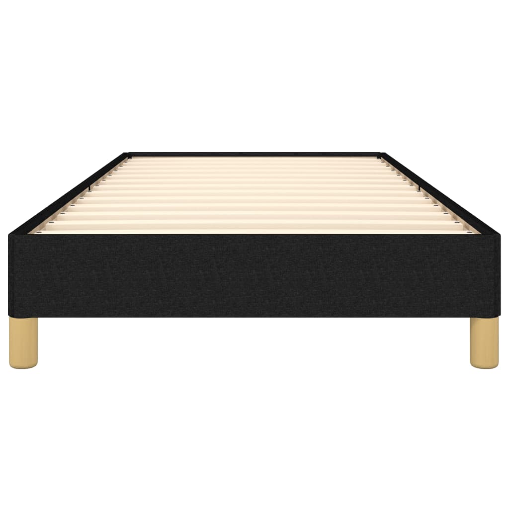 Cadre de lit Noir 90x200 cm Tissu