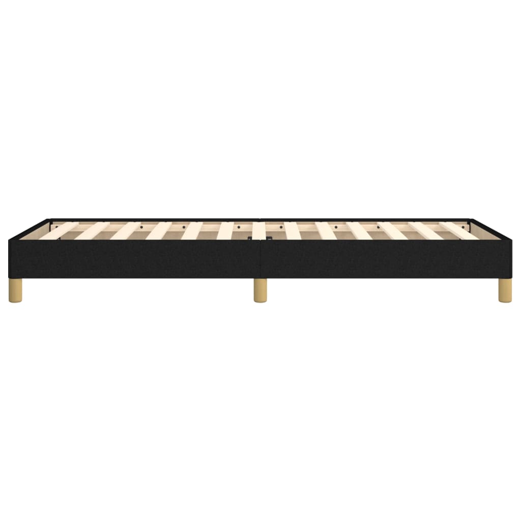 Cadre de lit Noir 90x200 cm Tissu