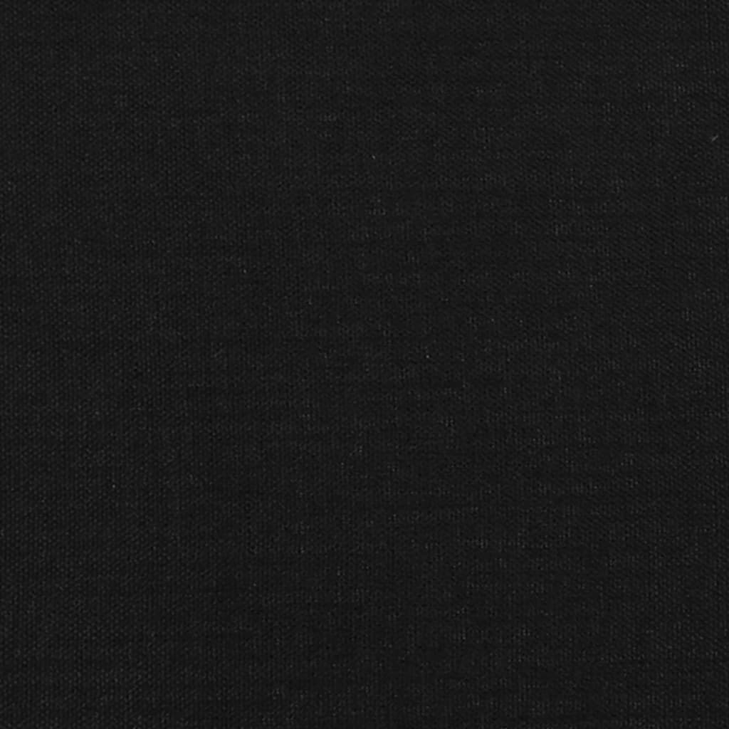 Cadre de lit Noir 90x200 cm Tissu