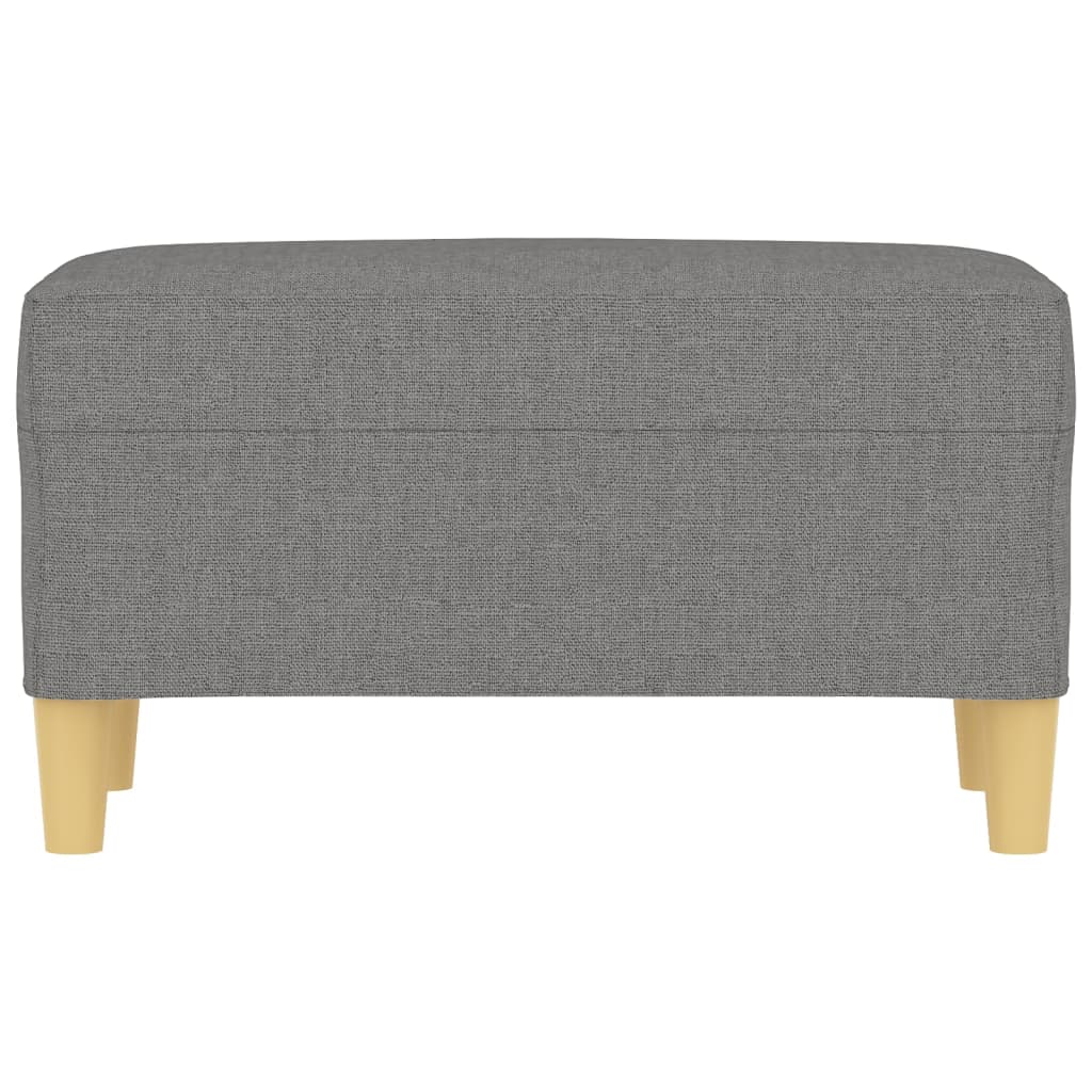 Banc Gris foncé 70x35x41 cm Tissu