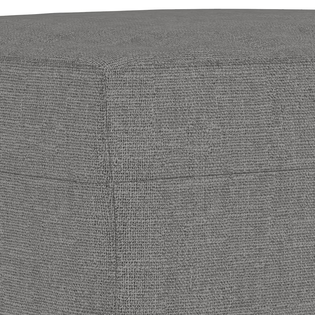 Banc Gris foncé 70x35x41 cm Tissu