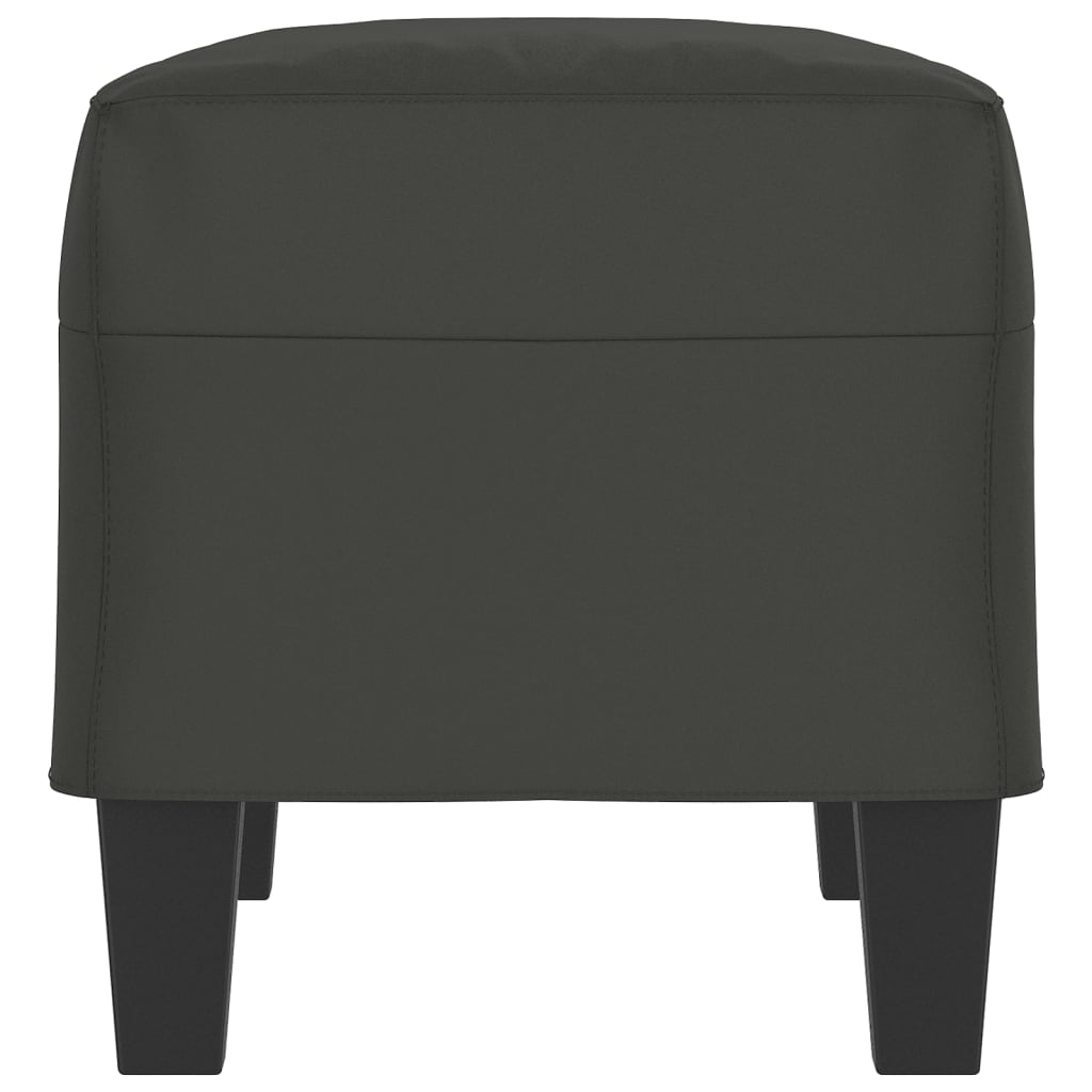 Banc Gris foncé 70x35x41 cm Tissu microfibre