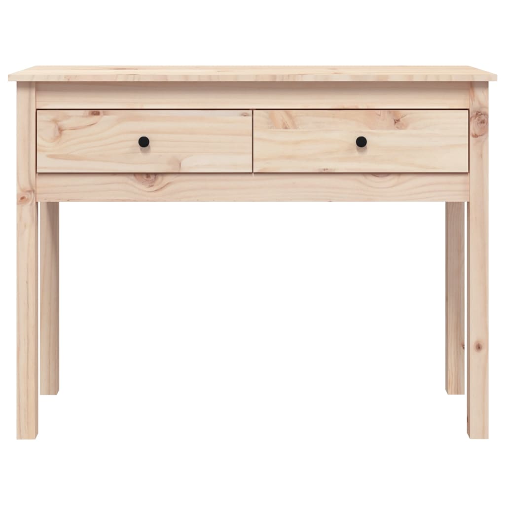 Table console 100x35x75 cm Bois massif de pin