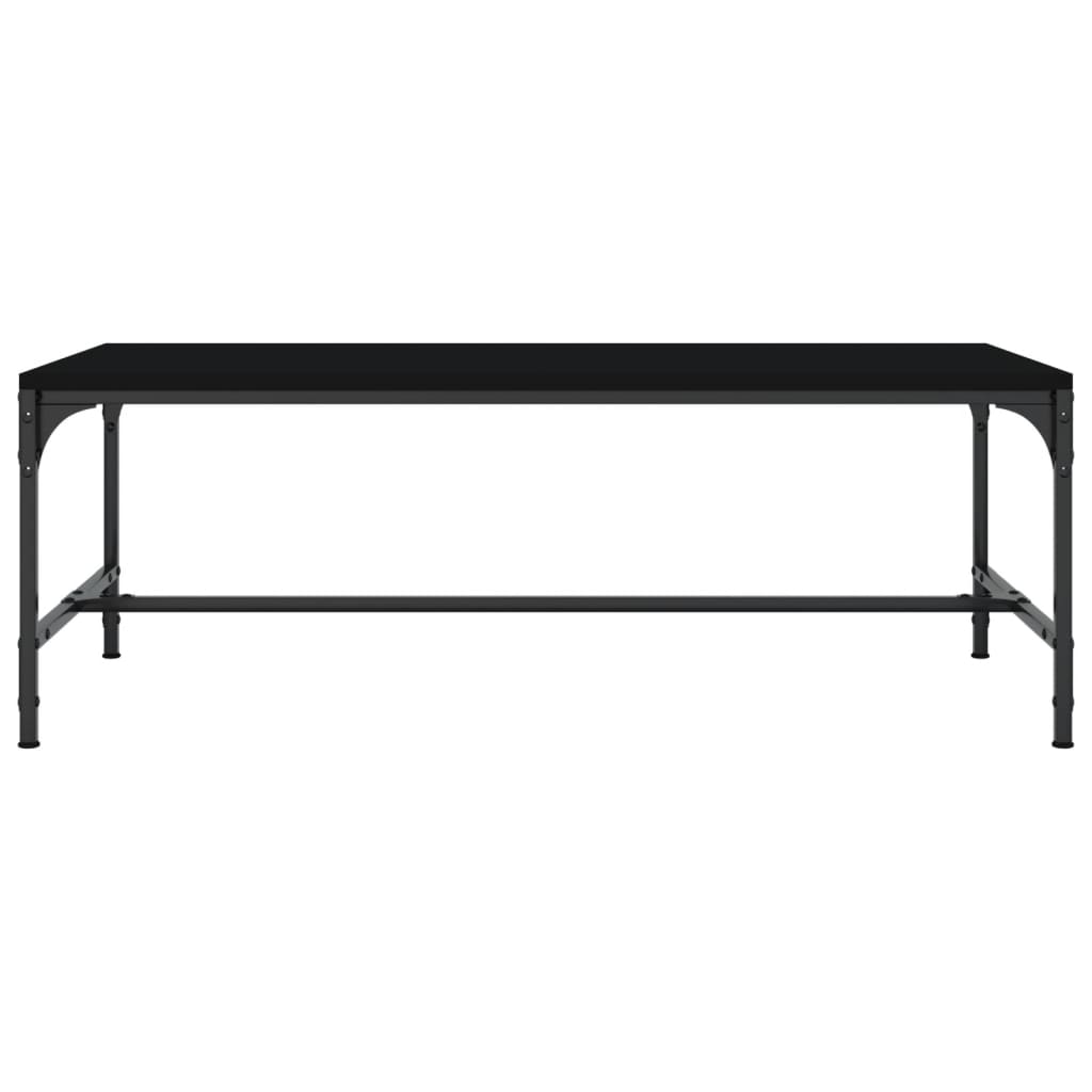 Table basse Noir 100x50x35 cm Bois d'ingénierie