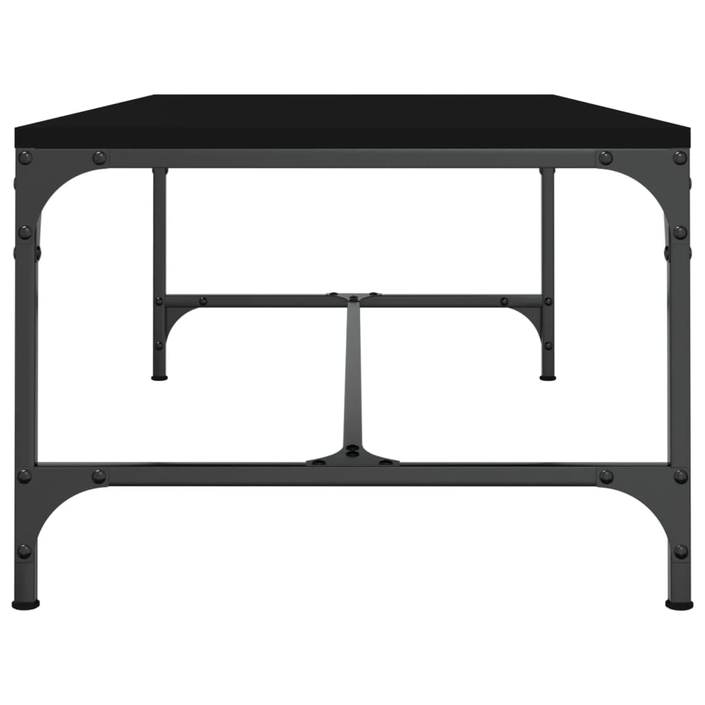 Table basse Noir 100x50x35 cm Bois d'ingénierie