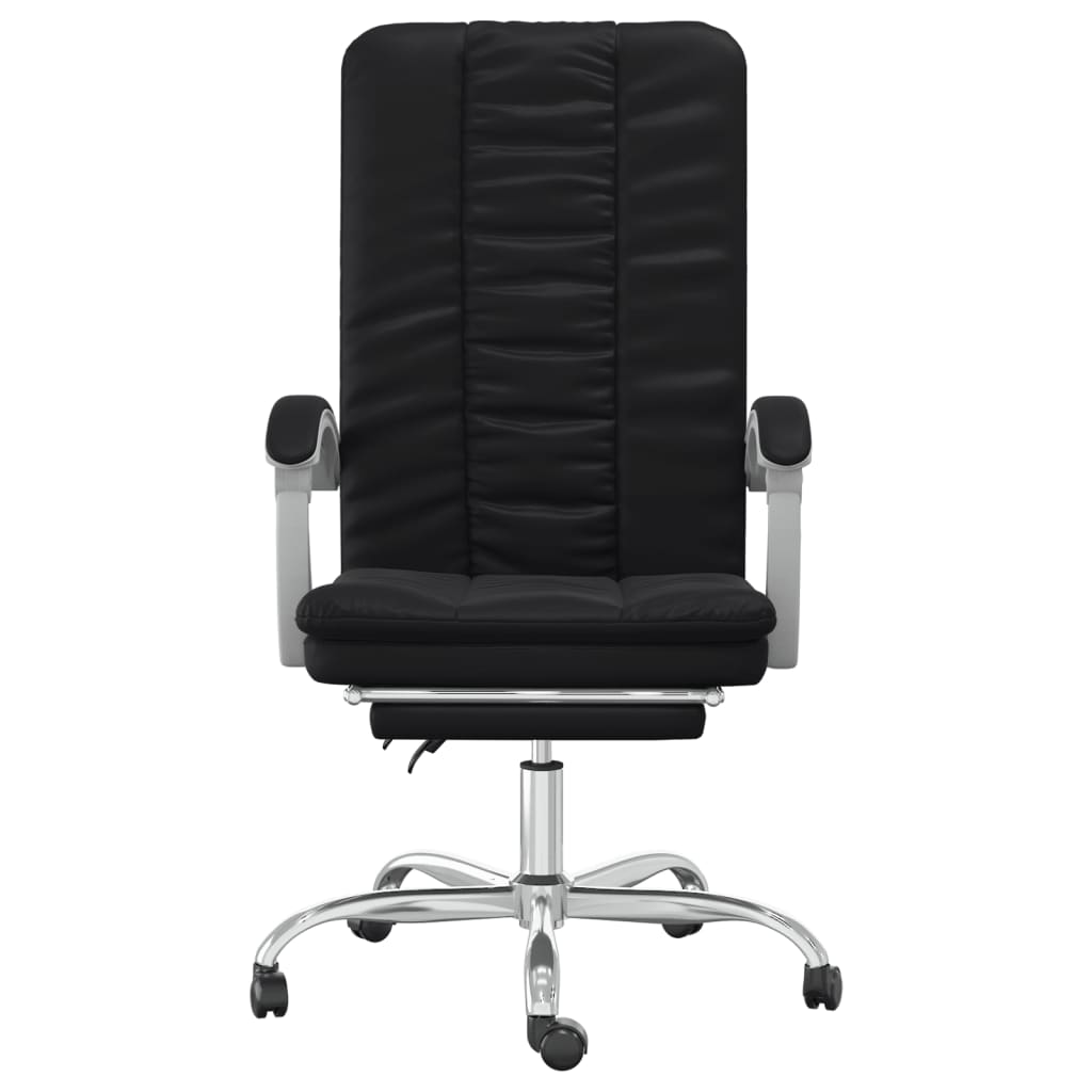 Fauteuil inclinable de bureau Noir Similicuir