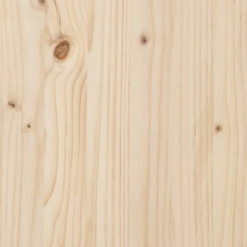 Lit pour chien 61x50x70 cm Bois de pin solide